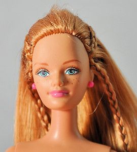 Barbie Doll Nude Happy Family Midge Red Hair Mini Braids Freckles 138