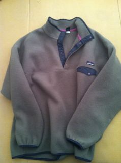 Vintage Patagonia Pullover Fleece Snap T Jacket Size RARE Colors XL