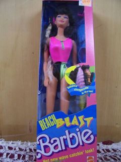 Miko Beach Blast Barbie 1989 3244 Original Box