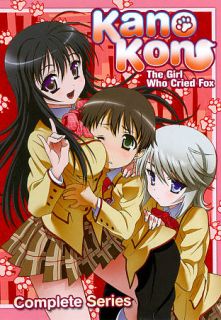 Kanokon The Girl Who Cried Fox   Complete Series DVD, 2011, 3 Disc Set