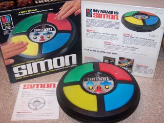 1978 Milton Bradley Simon Game with Original Box and Instructions