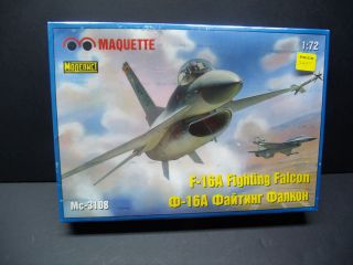 Military Airplane Model Kit F 16A Fighting Falcon Scale 1 72 Factory