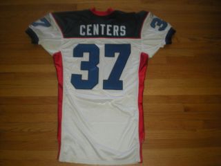 Authentic Game issued Buffalo Bills Larry Centers 37 Jersey 2002