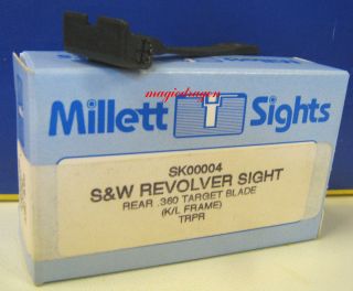 Millett Smith Wesson K L Frame Adj Rear Sight