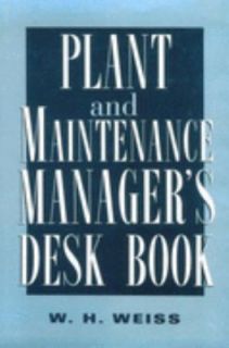 Plant and Maintenance Managers Desk Boo