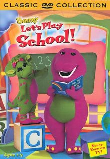 Barney   Lets Play School DVD, 1999, Classic Collection