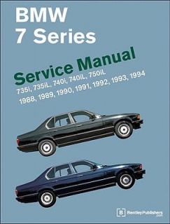 BMW 7 Series E32 Service Manual 735i, 735iL, 740i, 740iL, 750iL 1988
