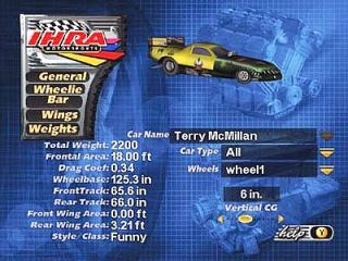 IHRA Drag Racing 2004 Xbox, 2003