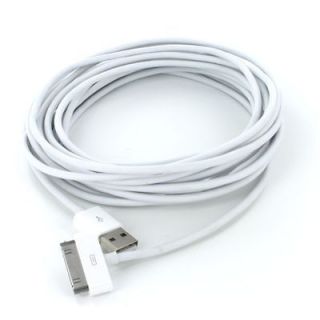 1x 10 FT LONG EXTENDED APPLE DATA SYNC POWER CHARGER CORD WIRE iPhone