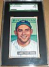 1951 Bowman Yogi Berra Card 2 SGC 10 New York Yankees HOF
