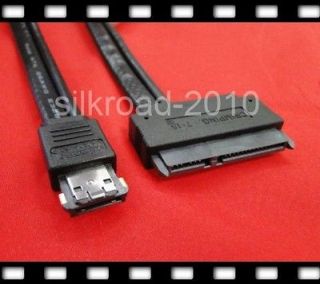 Power ESATA USB 2.0 Combo connector to 2.5 SATA 22Pin Hard Disk Cable