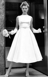 1950s style classic wedding dress gown new size 24/26