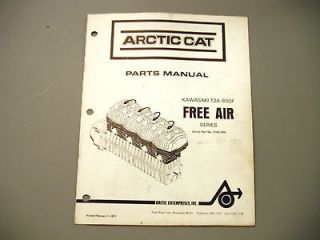 1971 Vintage Arctic Cat / Kawasaki Engine Parts Manual T2A 800FA King