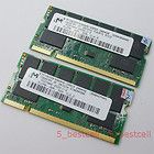 Micron 1GB 2x512MB PC2700 DDR333 200pin Sodimm Laptop Memory DDR SDRAM