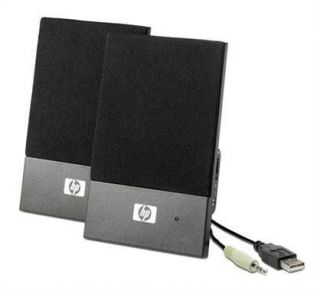HP Thin USB Powered PC Multimedia Stereo Speakers (KK912AA)