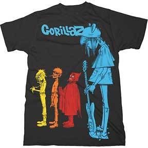 gorillaz shirt 2d