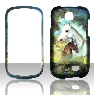 2D Racing Horse Samsung Galaxy Appeal i827 / Ace Q Case Cover Hard