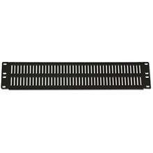 EQUIPMENT RACK 2U VENTED PLATE FOR AUDIO SPACE, NETWORKING ENCLOSURE