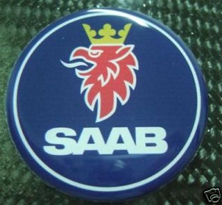 3d gel 2,5 Saab Hood badge emblem decal 9 3 93 9 5 95 (Fits Saab)