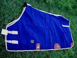 80 Canvas Turnout Horse Duck Winter Blanket With Wool Lining Navy 871