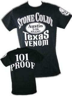 Stone Cold Steve Austin Texas Venom 101 Proof T shirt