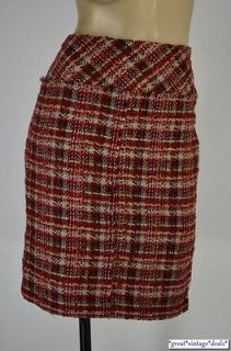 La Via 18 Italy  Virgin Wool HOUNDSTOOTH Pencil Skirt