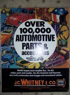1972 J C Whitney Auto Parts Catalog 304 Car Cycle T