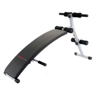 NEW Crescendo Fitness Exercise Curve Sit Up Bench GREAT ABS