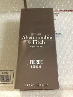 Abercrombie & Fitch Fierce 3.4oz Mens Eau de Cologne New and Sealed