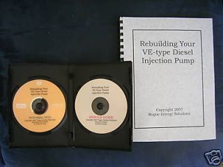 Diesel Injection Pump Rebuild DVD & CD Kit (Bosch VE)