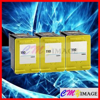 Combo 3 pk of HP 110 Color ink cartridge for Photosmart A522 A610 A612