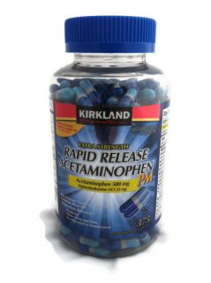 Rapid Release Acetaminophen PM   375 Gelcaps GENERIC TYLENOL PM