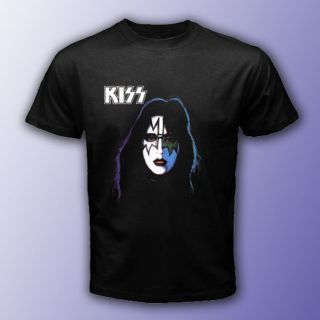 New Ace Frehley Rock Band Kiss Guitarist Black T Shirt Size S,M,L,XL
