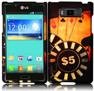 Mobile LG Venice US730 New Hard Skin Snap on Case Cover Ace Poker Card