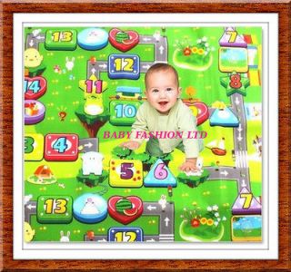 Baby/Toddler/Kids Play&Crawl Mats Supersize 200cm x180cm. 4 Designs