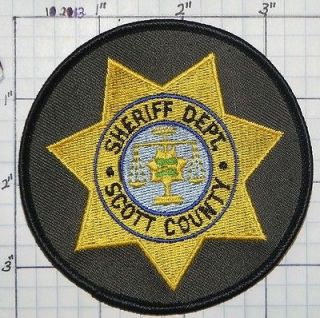 IOWA, SCOTT COUNTY SHERIFF DEPT PATCH