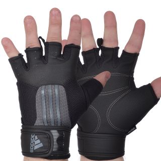 Adidas Mens Performance Cycling Spinning Weightlifting Fingerless