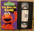 Sesame Street The Best of Elmo Vhs Video $3 ships 1 or $5 Ships