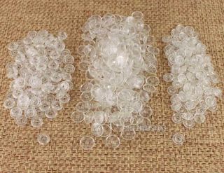 100 Sets Clear Size 20 T5 KAM Resin Snap Buttons For Cloth Baby Bib