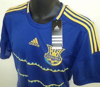 BNWT Adidas UKRAINE Football Shirt Soccer Jersey Trikot