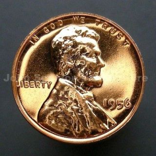 1956 Lincoln Wheat Cent Penny   Choice Proof U.S. Coin