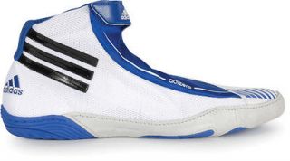 Adidas adiZero Boxing Shoes Wrestling Training Gear MMA Supplies White