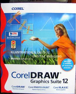 CorelDraw Graphics Suite 12 CGS12ENGPCC Windows XP *NEW SEALED BOX*