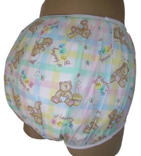 Baby Plastic Pants, Adult Sizes Honey Bear Bedwetter