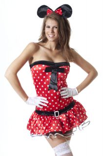 Costume Fancy Dress Halloween Minnie Mouse Size Small 8 10 Adult
