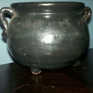 Vintage. Medal pot or bowl, flower pot 5 inches tall 5 1/4 inch round