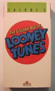 The Golden Age of LOONEY TUNES Volume 3 VHS VIDEO