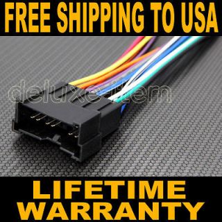 Car Stereo Radio Head Unit Wire Wiring Harness Adapter Lead for
