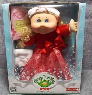 NEW 2012 LIMITED EDITION CABBAGE PATCH KIDS HOLIDAY QUINN FORREST BORN