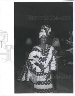 Photo Jacqueline Robinson Wears Traditional African Clothing Fashions